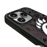 University of Cincinnati Bearcats Paisley MagSafe Compatible Phone Case for Apple iPhone