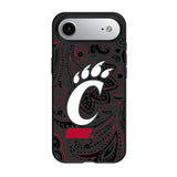 University of Cincinnati Bearcats Paisley MagSafe Compatible Phone Case for Apple iPhone