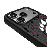 University of Cincinnati Bearcats Paisley MagSafe Compatible Phone Case for Apple iPhone