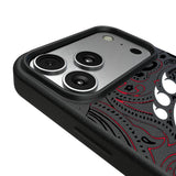 University of Cincinnati Bearcats Paisley MagSafe Compatible Phone Case for Apple iPhone