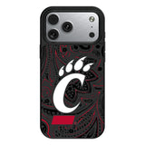 University of Cincinnati Bearcats Paisley MagSafe Compatible Phone Case for Apple iPhone