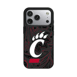 University of Cincinnati Bearcats Paisley MagSafe Compatible Phone Case for Apple iPhone