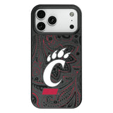 University of Cincinnati Bearcats Paisley MagSafe Compatible Phone Case for Apple iPhone