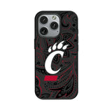 University of Cincinnati Bearcats Paisley MagSafe Compatible Phone Case for Apple iPhone