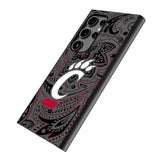 University of Cincinnati Bearcats Paisley MagSafe Compatible Phone Case for Samsung Galaxy