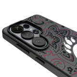 University of Cincinnati Bearcats Paisley MagSafe Compatible Phone Case for Samsung Galaxy