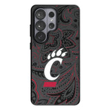 University of Cincinnati Bearcats Paisley MagSafe Compatible Phone Case for Samsung Galaxy