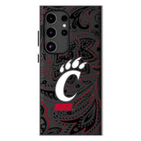University of Cincinnati Bearcats Paisley MagSafe Compatible Phone Case for Samsung Galaxy