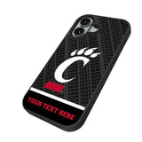University of Cincinnati Bearcats Personalized EndZone Plus Bump Phone Case for Apple iPhone