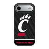 University of Cincinnati Bearcats Personalized EndZone Plus Bump Phone Case for Apple iPhone