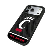 University of Cincinnati Bearcats Personalized EndZone Plus Bump Phone Case for Apple iPhone
