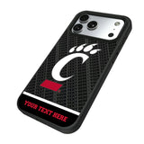 University of Cincinnati Bearcats Personalized EndZone Plus Bump Phone Case for Apple iPhone