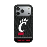 University of Cincinnati Bearcats Personalized EndZone Plus Bump Phone Case for Apple iPhone