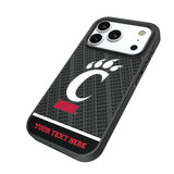 University of Cincinnati Bearcats Personalized EndZone Plus Bump Phone Case for Apple iPhone