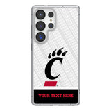 University of Cincinnati Bearcats Personalized EndZone Plus Clear Phone Case for Samsung Galaxy