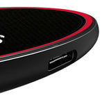 University of Cincinnati Bearcats Personalized Endzone Solid 15-Watt Wireless Charger