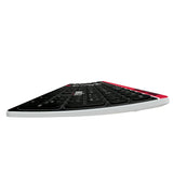University of Cincinnati Bearcats Personalized Endzone Solid Curved Wireless Keyboard