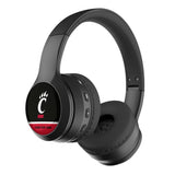 University of Cincinnati Bearcats Personalized Endzone Solid Wireless Over-Ear BT Headphones With Case