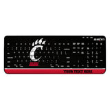 University of Cincinnati Bearcats Personalized Endzone Solid Wireless USB Keyboard