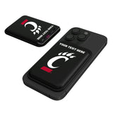 University of Cincinnati Bearcats Personalized Insignia Black Magnetic Credit Card Wallet