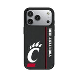 University of Cincinnati Bearcats Personalized Sidebard MagSafe Compatible Phone Case for Apple iPhone