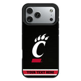 University of Cincinnati Bearcats Personalized Stripe Bump Phone Case for Apple iPhone