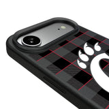 University of Cincinnati Bearcats Plaid MagSafe Compatible Phone Case for Apple iPhone