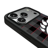 University of Cincinnati Bearcats Plaid MagSafe Compatible Phone Case for Apple iPhone