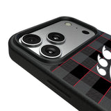 University of Cincinnati Bearcats Plaid MagSafe Compatible Phone Case for Apple iPhone