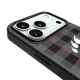 University of Cincinnati Bearcats Plaid MagSafe Compatible Phone Case for Apple iPhone