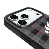 University of Cincinnati Bearcats Plaid MagSafe Compatible Phone Case for Apple iPhone