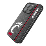 University of Cincinnati Bearcats Sidebar Black Bling Phone Case for Apple iPhone