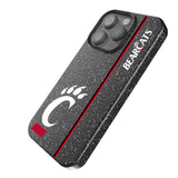 University of Cincinnati Bearcats Sidebar Black Bling Phone Case for Apple iPhone