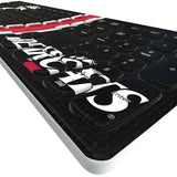 University of Cincinnati Bearcats Stripe Curved Wireless Keyboard