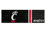University of Cincinnati Bearcats Stripe Curved Wireless Keyboard