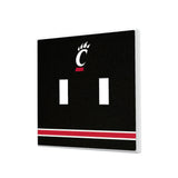 University of Cincinnati Bearcats Stripe Hidden-Screw Light Switch Plate