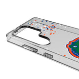 University of Florida Gators Confetti Clear Phone Case for Samsung Galaxy