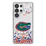 University of Florida Gators Confetti Clear Phone Case for Samsung Galaxy