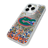 University of Florida Gators Confetti Glitter Phone Case for Apple iPhone