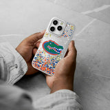 University of Florida Gators Confetti Glitter Phone Case for Apple iPhone