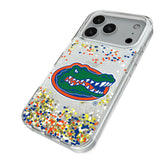 University of Florida Gators Confetti Glitter Phone Case for Apple iPhone
