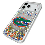 University of Florida Gators Confetti Glitter Phone Case for Apple iPhone