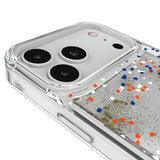 University of Florida Gators Confetti Glitter Phone Case for Apple iPhone
