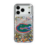 University of Florida Gators Confetti Glitter Phone Case for Apple iPhone