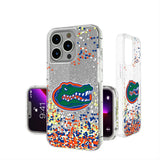 University of Florida Gators Confetti Glitter Phone Case for Apple iPhone