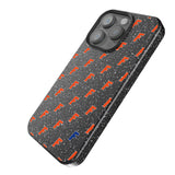 University of Florida Gators Fashion Pattern Black Bling Phone Case for Apple iPhone