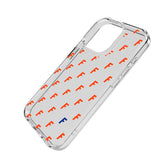University of Florida Gators Fashion Pattern Clear Phone Case for Apple iPhone