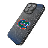 University of Florida Gators Linen Black Bling Phone Case for Apple iPhone
