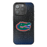University of Florida Gators Linen Black Bling Phone Case for Apple iPhone
