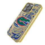 University of Florida Gators Paisley Bling Phone Case for Apple iPhone
